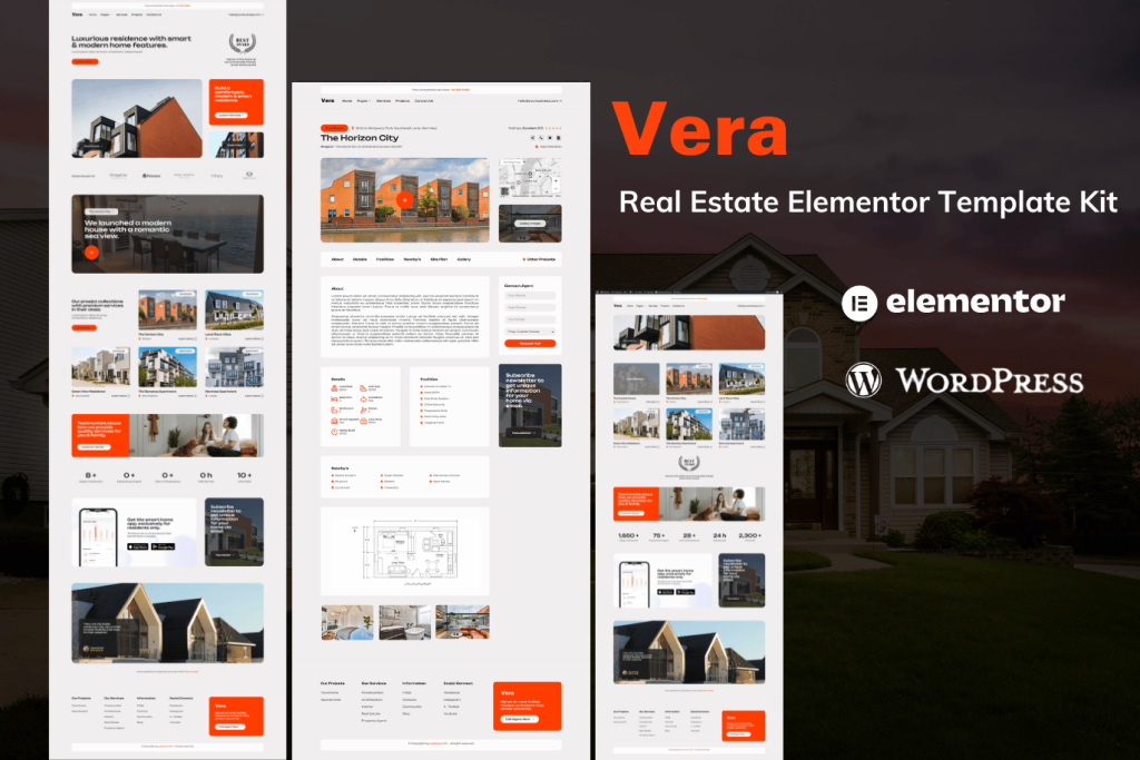Vera – Real Estate Elementor Template Kit